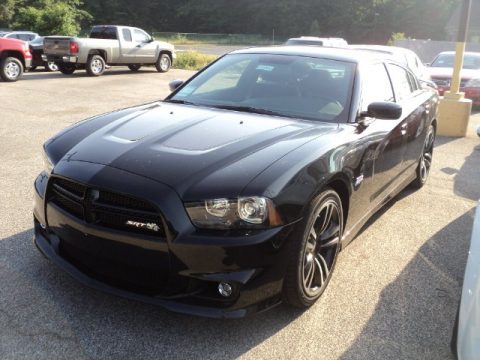 Pitch Black Dodge Charger SRT8 Super Bee.  Click to enlarge.