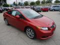 Front 3/4 View of 2012 Honda Civic Si Coupe #6