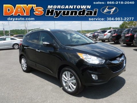 Ash Black Hyundai Tucson Limited AWD.  Click to enlarge.