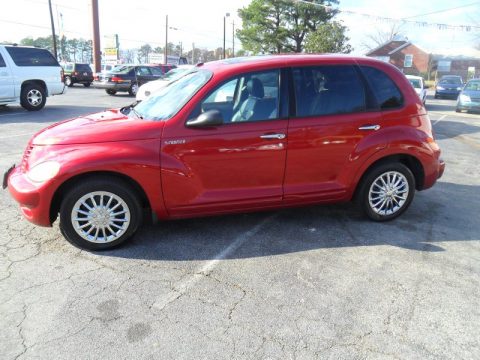 Inferno Red Pearl Chrysler PT Cruiser GT.  Click to enlarge.