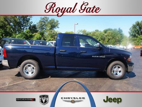True Blue Pearl Dodge Ram 1500 ST Quad Cab.  Click to enlarge.
