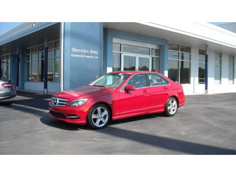 Mars Red Mercedes-Benz C 300 Sport.  Click to enlarge.