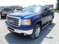 Front 3/4 View of 2013 GMC Sierra 2500HD SLE Extended Cab 4x4 #3