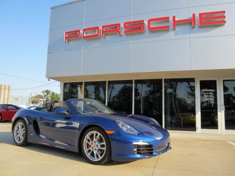 Aqua Blue Metallic Porsche Boxster S.  Click to enlarge.