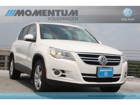 White Gold Metallic Volkswagen Tiguan Wolfsburg Edition.  Click to enlarge.