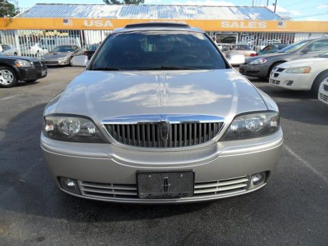 Light Parchment Gold Metallic Lincoln LS V8.  Click to enlarge.