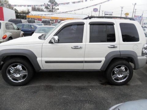 Stone White Jeep Liberty Sport.  Click to enlarge.