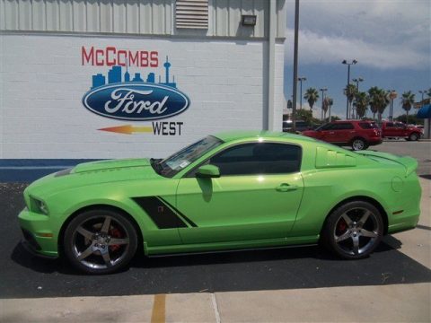Gotta Have It Green Ford Mustang Roush Stage 3 Coupe.  Click to enlarge.