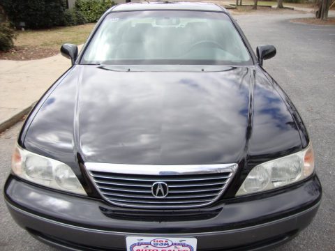 Flamenco Black Pearl Metallic Acura RL 3.5 Sedan.  Click to enlarge.