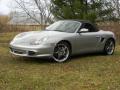 Front 3/4 View of 2004 Porsche Boxster S 550 Spyder #1