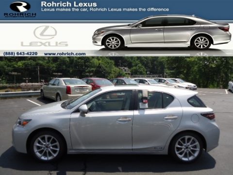 Tungsten Silver Pearl Lexus CT 200h Hybrid Premium.  Click to enlarge.