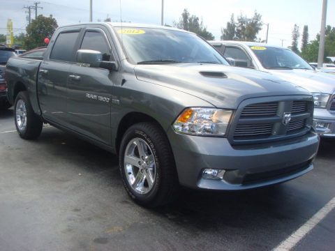 Mineral Gray Metallic Dodge Ram 1500 Sport Crew Cab.  Click to enlarge.