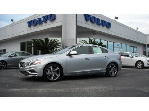 Electric Silver Metallic Volvo S60 R-Design AWD.  Click to enlarge.