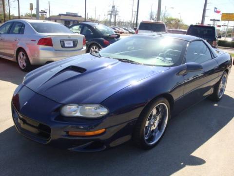 Navy Blue Metallic Chevrolet Camaro SS Coupe.  Click to enlarge.