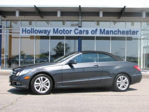 Steel Grey Metallic Mercedes-Benz E 350 Cabriolet.  Click to enlarge.