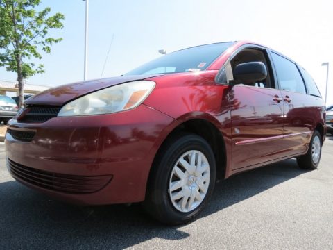 Salsa Red Pearl Toyota Sienna CE.  Click to enlarge.