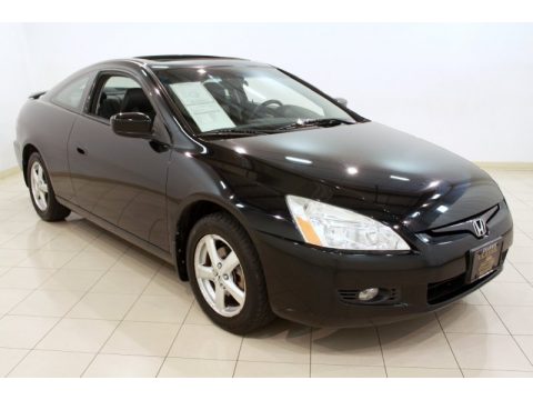 Nighthawk Black Pearl Honda Accord EX V6 Coupe.  Click to enlarge.