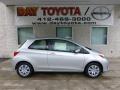 2012 Toyota Yaris L 3 Door Classic Silver Metallic