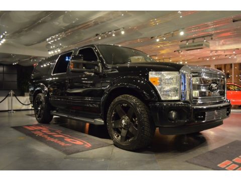 Black Ford Excursion XLT.  Click to enlarge.