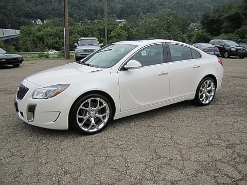 White Diamond Tricoat Buick Regal GS.  Click to enlarge.