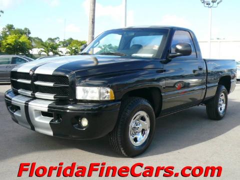 Black Dodge Ram 1500 SLT Regular Cab.  Click to enlarge.