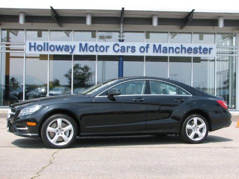 Black Mercedes-Benz CLS 550 4Matic Coupe.  Click to enlarge.
