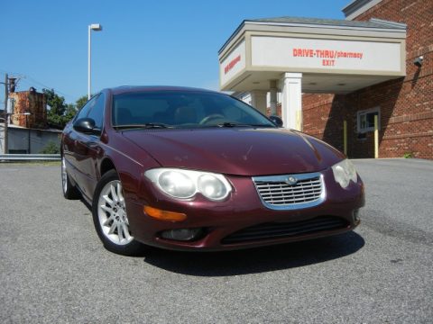 Dark Garnet Red Pearl Chrysler 300 M Sedan.  Click to enlarge.