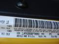 Jeep Color Code PYH Solar Yellow #27