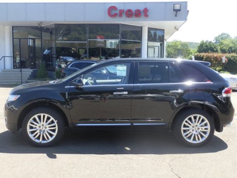 Tuxedo Black Lincoln MKX AWD.  Click to enlarge.