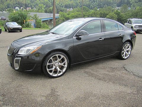 Carbon Black Metallic Buick Regal GS.  Click to enlarge.