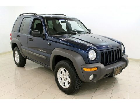Patriot Blue Pearlcoat Jeep Liberty Sport 4x4.  Click to enlarge.