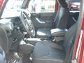  2013 Jeep Wrangler Unlimited Black Interior #12