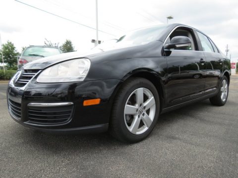 Black Volkswagen Jetta SE Sedan. Click to enlarge. Black Volkswagen Jetta SE Sedan. Click to enlarge.