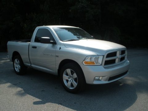 Bright Silver Metallic Dodge Ram 1500 Express Regular Cab.  Click to enlarge.