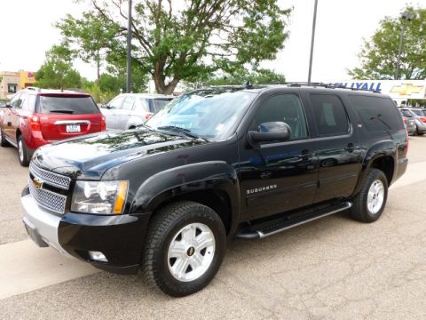 Black Chevrolet Suburban Z71 4x4.  Click to enlarge.