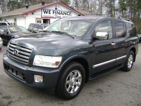 Jade Green Metallic Infiniti QX 56.  Click to enlarge.