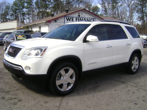 Summit White GMC Acadia SLT.  Click to enlarge.