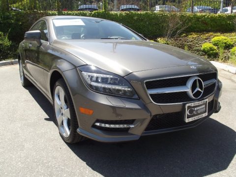 Indium Grey Metallic Mercedes-Benz CLS 550 Coupe.  Click to enlarge.