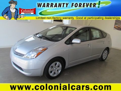 Classic Silver Metallic Toyota Prius Hybrid. Click to enlarge. Classic Silver Metallic Toyota Prius Hybrid. Click to enlarge.