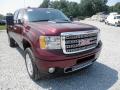 Front 3/4 View of 2013 GMC Sierra 2500HD Denali Crew Cab 4x4 #2