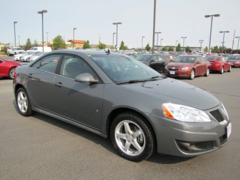 Dark Steel Gray Metallic Pontiac G6 V6 Sedan.  Click to enlarge.
