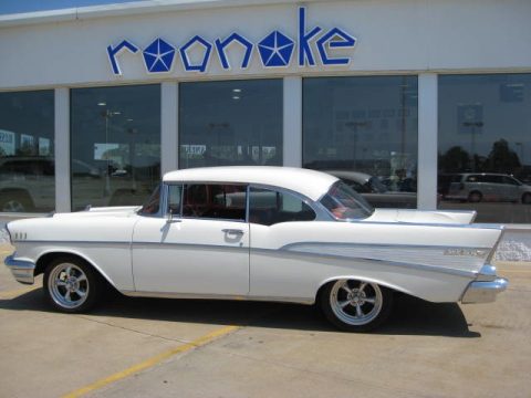 Imperial Ivory Chevrolet Bel Air 2 Door Sedan.  Click to enlarge.