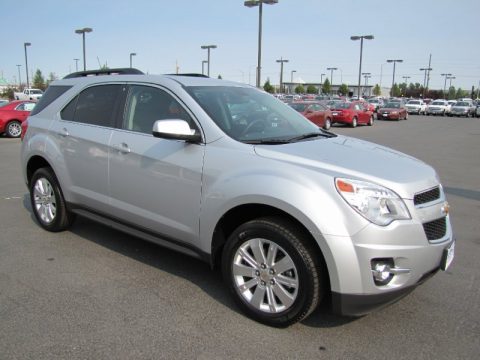 Silver Ice Metallic Chevrolet Equinox LT AWD.  Click to enlarge.