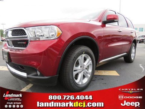 Deep Cherry Red Crystal Pearl Dodge Durango Crew.  Click to enlarge.