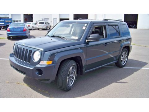 Steel Blue Metallic Jeep Patriot Sport 4x4.  Click to enlarge.
