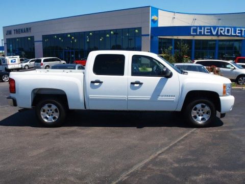 Summit White Chevrolet Silverado 1500 LT Crew Cab. Click to enlarge. Summit White Chevrolet Silverado 1500 LT Crew Cab. Click to enlarge.