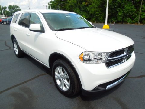 Bright White Dodge Durango SXT.  Click to enlarge.