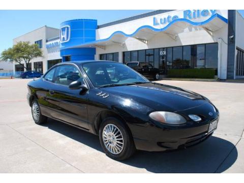 Black 1999 Ford Escort ZX2 Coupe with Medium Graphite interior Black Ford 