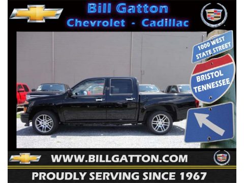 Black Chevrolet Colorado LT Crew Cab.  Click to enlarge.