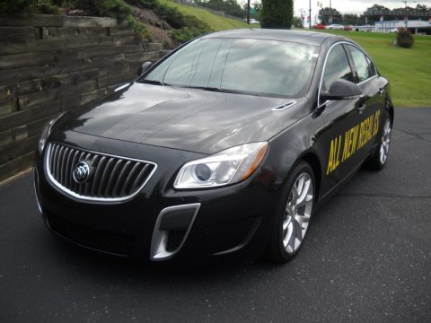 Carbon Black Metallic Buick Regal GS.  Click to enlarge.